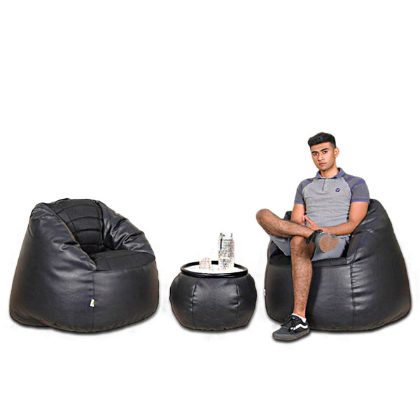 Sports Chair King Size Fabric Bean Bag Sofa - Xl Beanbag Sofa Chair L 110 x W 90 x H 85cm -  - Relaxsit