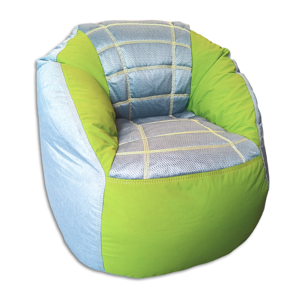 Sports Chair Kids Sofa Bean Bag Polyester Fabric - Relaxsit