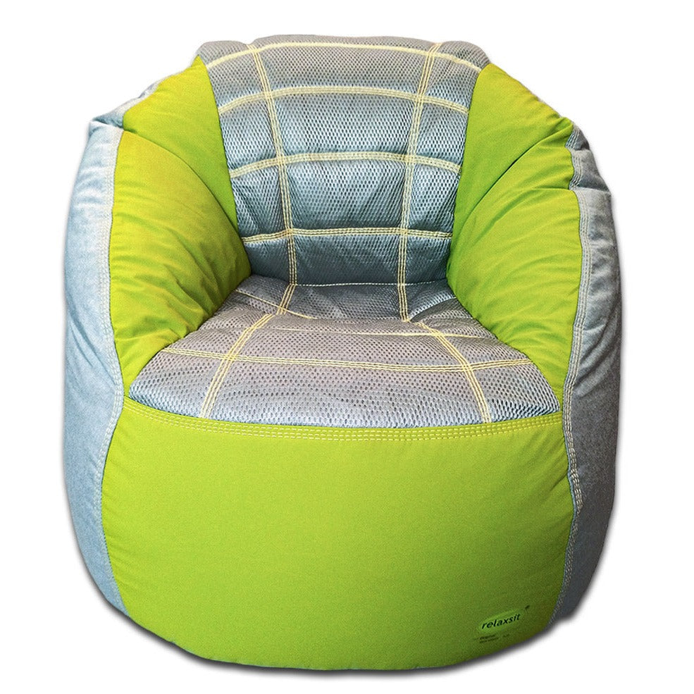 Sports Chair Kids Sofa Bean Bag Polyester Fabric - Relaxsit