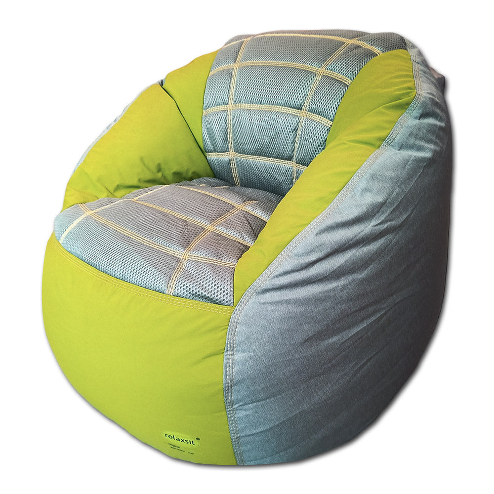 Sports Chair Kids Sofa Bean Bag Polyester Fabric - Relaxsit
