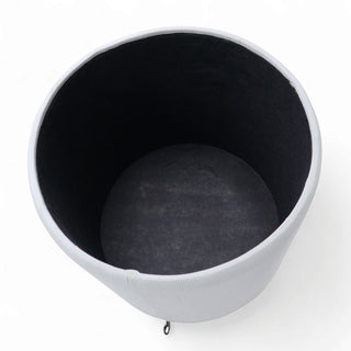 Relaxsit Round Ottoman / table with Storage, Faux Leather Tufted Storage Ottoman,Boucle Vanity Stool Footrest padded seat Coffee Table for Living Room, Bedroom, 6 colour options