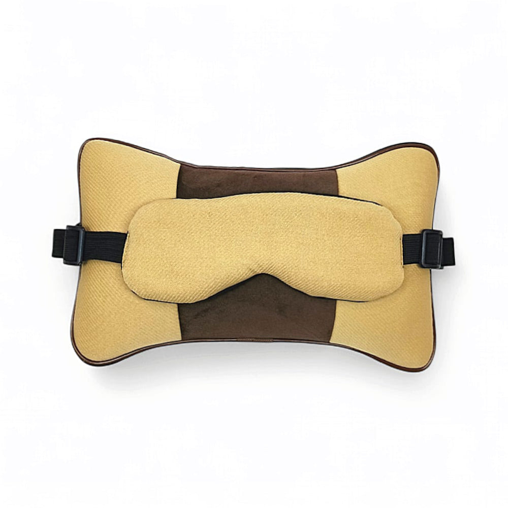 Travel Buddy Pro Neck Pillow Car Pillow & Eye Mask 3 In 1