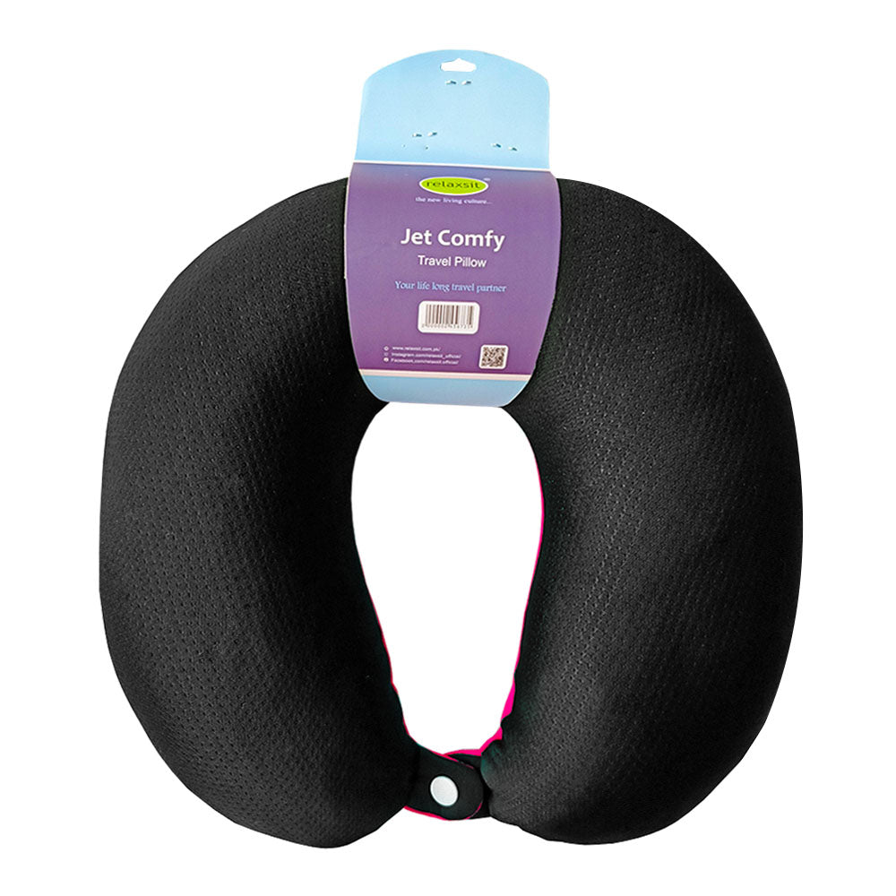 Relaxsit Fiber Two tone color Neck Pillow Travel Neck Pillow