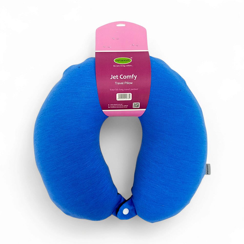 Relaxsit Fiber Two tone color Neck Pillow Travel Neck Pillow