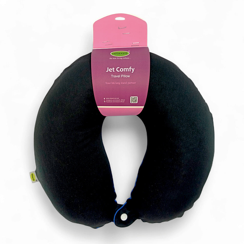 Relaxsit Fiber Two tone color Neck Pillow Travel Neck Pillow