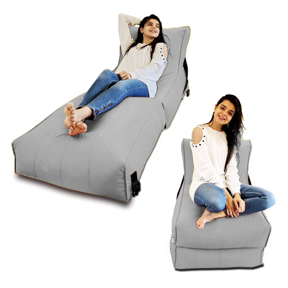 Relaxsit Wallow Bean Bag Bed Chair – Multipurpose Water Repellant Flip out Sofa – Polyester Bean Bag with Easy Refilling Option - Relaxsit