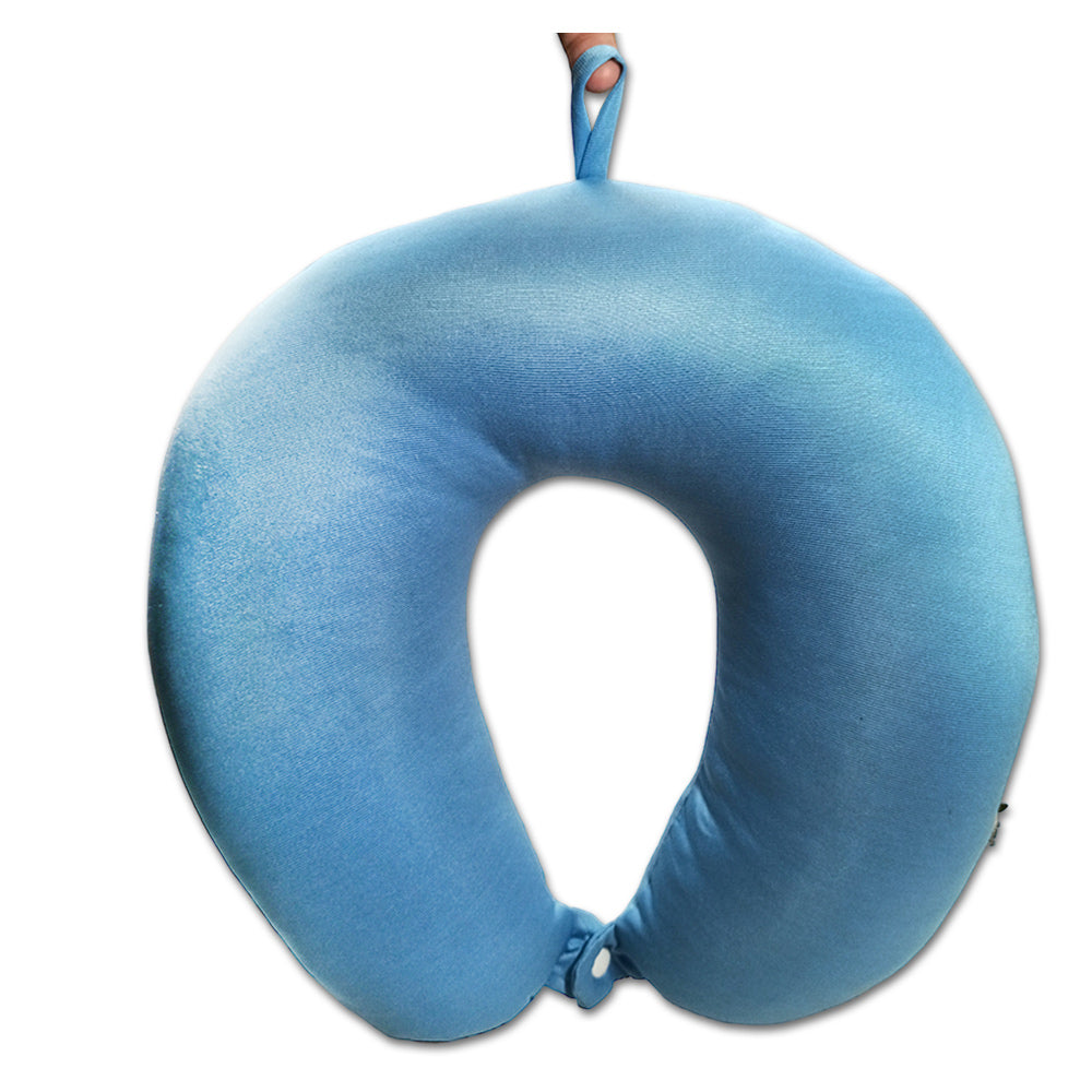 RELAXSIT World's Best Feather Soft Micro fiber Neck Pillow Travel Pillow Flight Pillow, Neck Cushion Head and Chin Supporting - Relaxsit