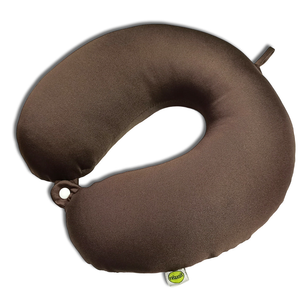RELAXSIT World's Best Feather Soft Micro fiber Neck Pillow Travel Pillow Flight Pillow, Neck Cushion Head and Chin Supporting - Relaxsit