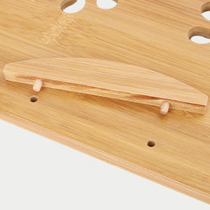 Relaxsit Laptop Desk for Bed, Bamboo Laptop Desk Double Flower Only 13.5"