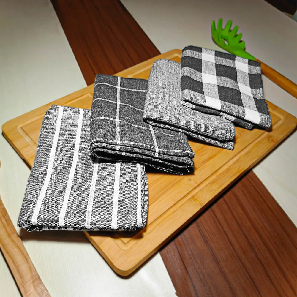 relaxsit Woven Kitchen Dishtowel , kitchen napkin, kitchen Towel 21 x 28", Set of 4 Export Quality