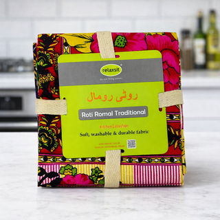 Relaxsit Pack of 2 Roti Romal Printed Kitchen Napkins Reusable Roti Cover Cloth  Floral Design Roti Romal
