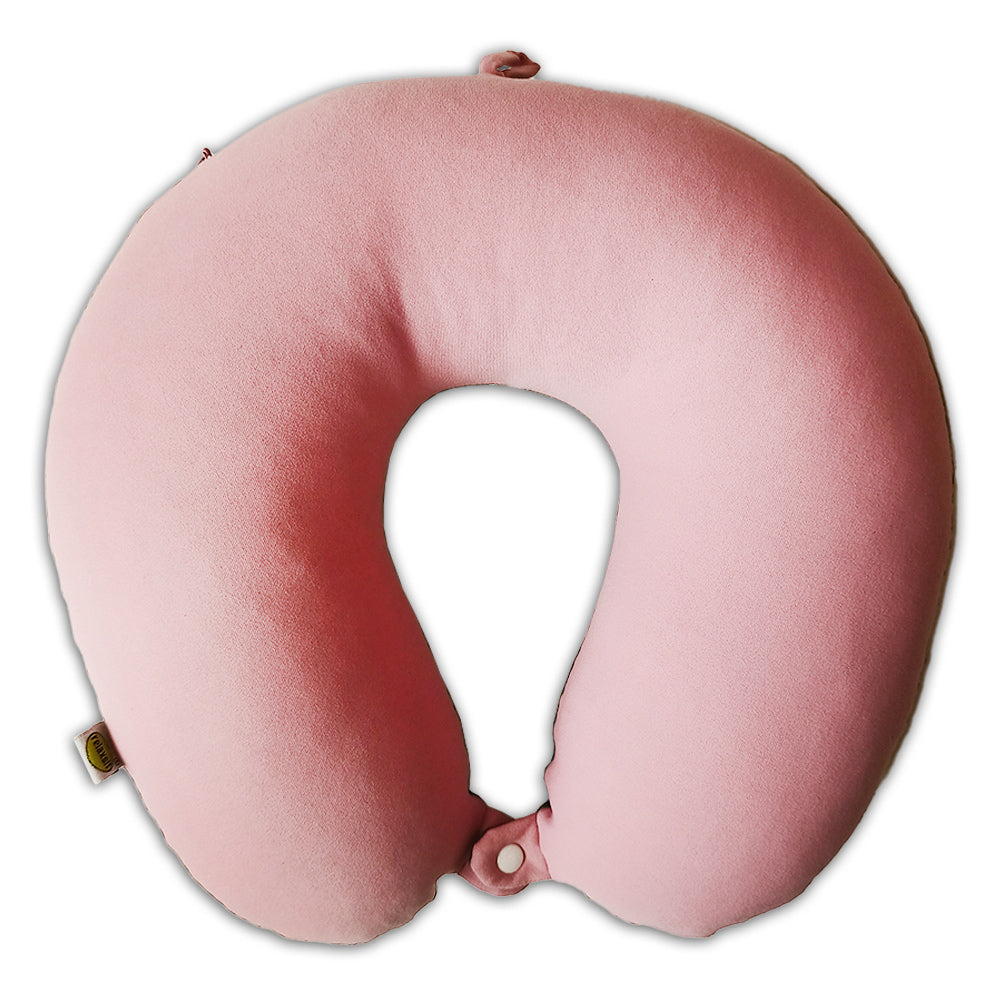 Relaxsit Microfiber Two tone color Neck Pillow – Extremely Soft and Comfortable Neck Cushion – Head and Chin Support Travel Neck Pillow - Relaxsit