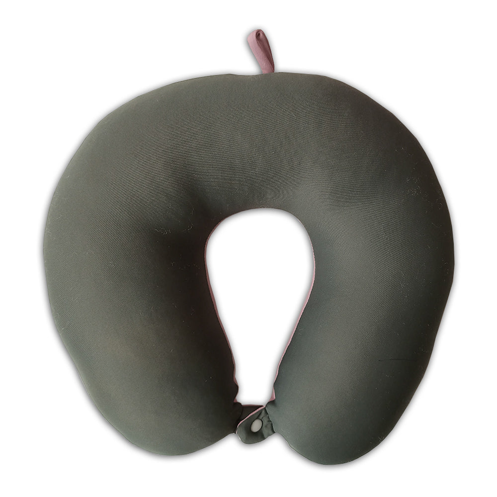 Relaxsit Microfiber Two tone color Neck Pillow – Extremely Soft and Comfortable Neck Cushion – Head and Chin Support Travel Neck Pillow - Relaxsit