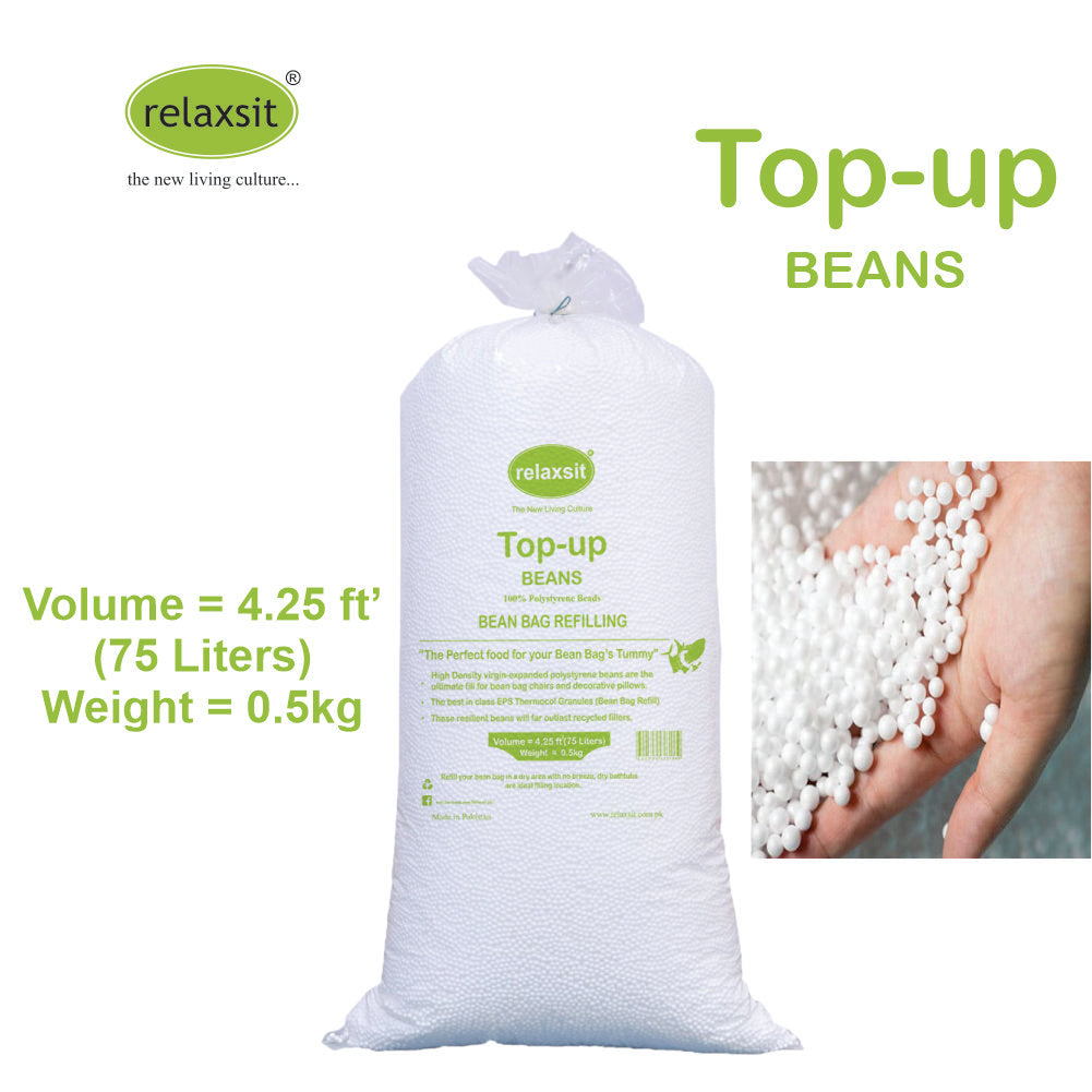 Buy Polystyrene Beans  Bean Bag Refilling in Pakistan – Relaxsit