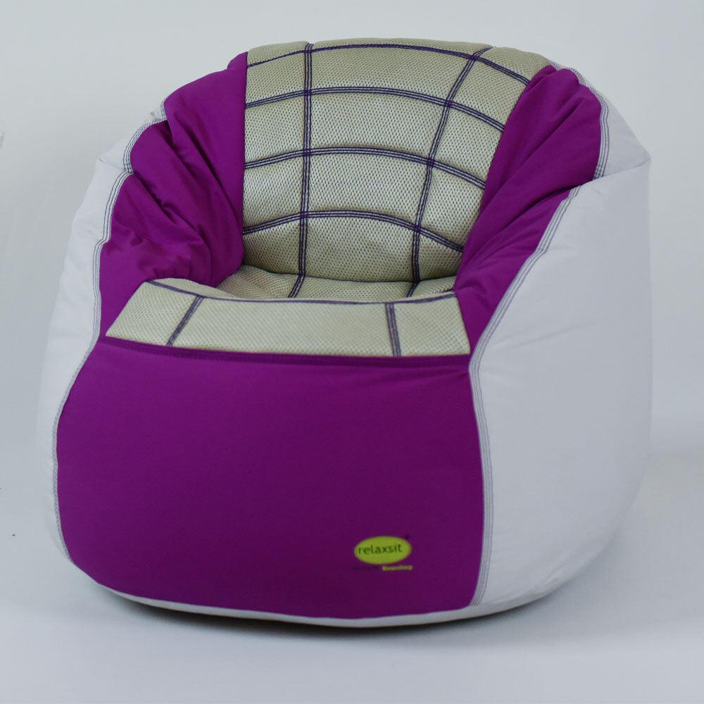 Sports Chair Kids Sofa Bean Bag Polyester Fabric - Relaxsit