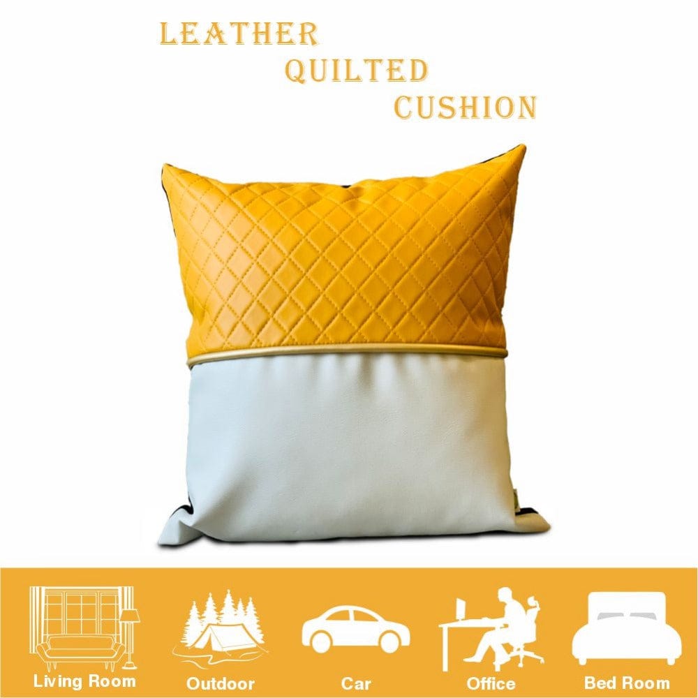 Leather Quilted Cushion - Relaxsit