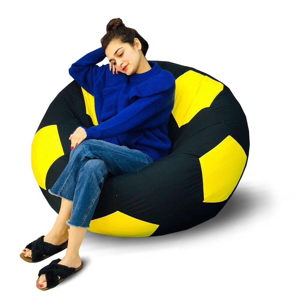 Jumbo XXL Fabric Football Bean Bag -  - Relaxsit