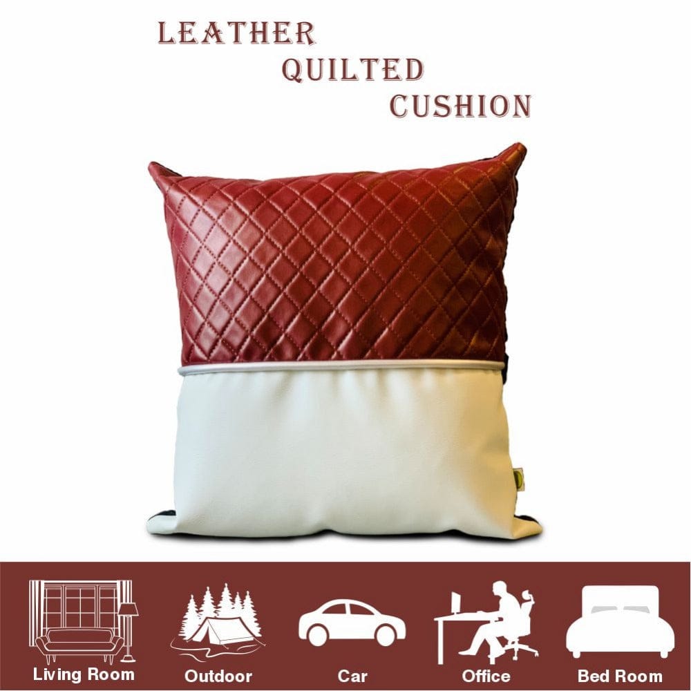 Leather Quilted Cushion - Relaxsit