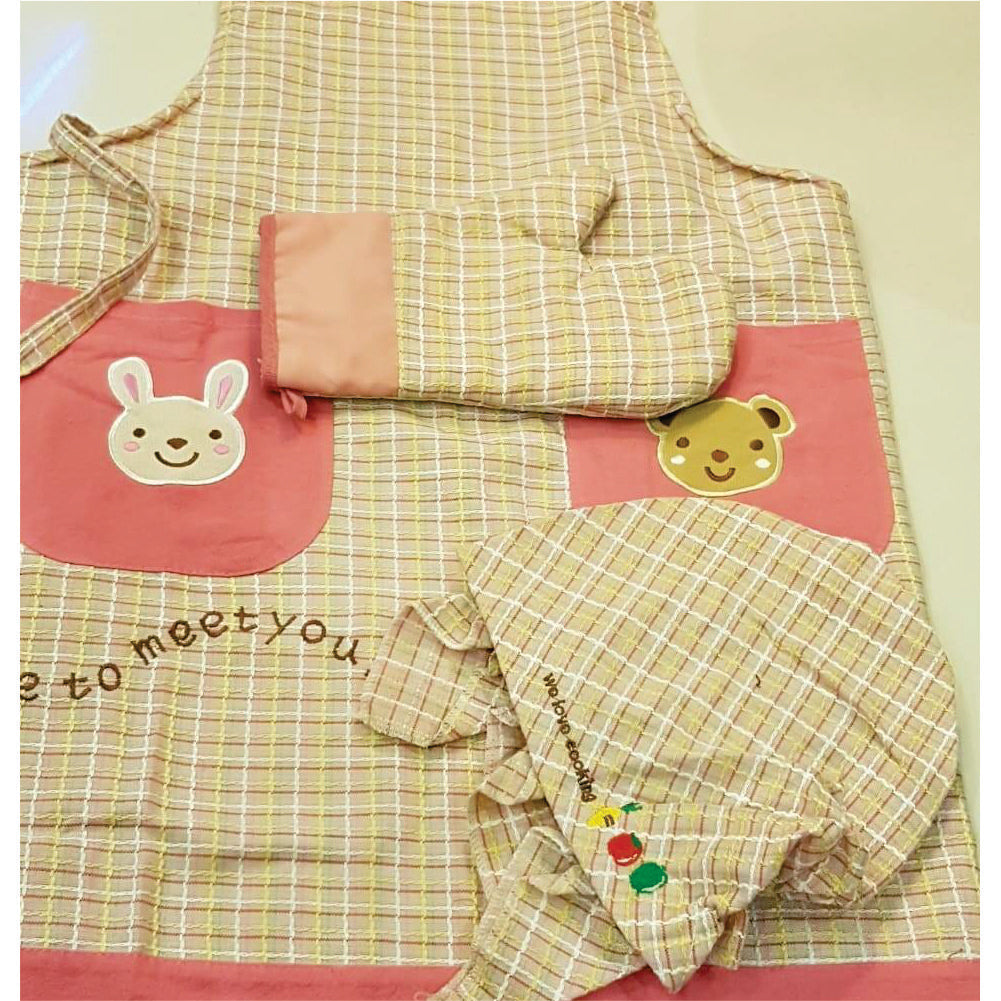 Kitchenware Oven Gloves, Cap & Apron Set