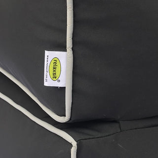 relaxsit Couples Wallow Flip-Out Lounger 2 sitter sofa cum bed water repellant cotton look polyester mis fabric
