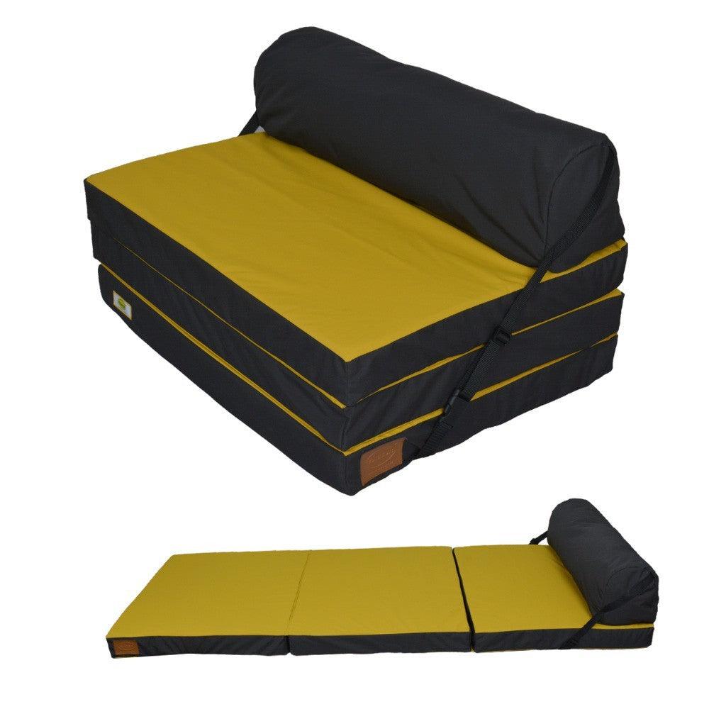 Fold Out Z Chair Bed Fabric Single Chair - Relaxsit