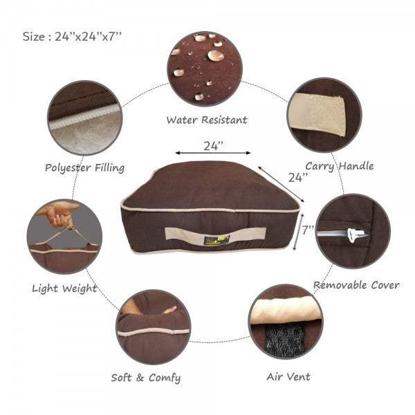 Rubber Coated Fabric Floor Cushion - Relaxsit