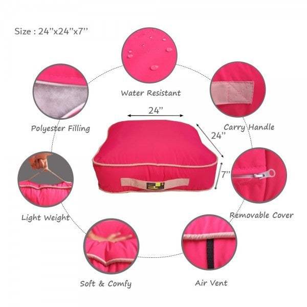Rubber Coated Fabric Floor Cushion - Relaxsit