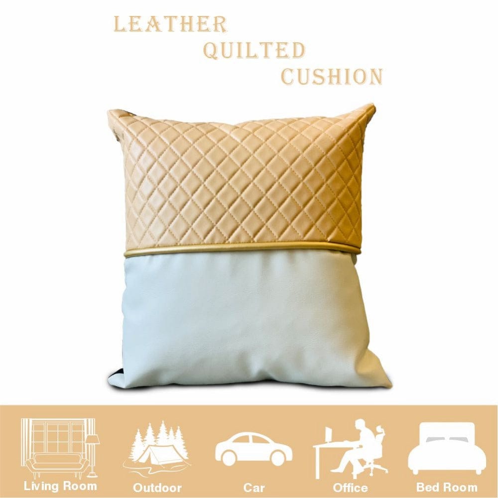Leather Quilted Cushion - Relaxsit