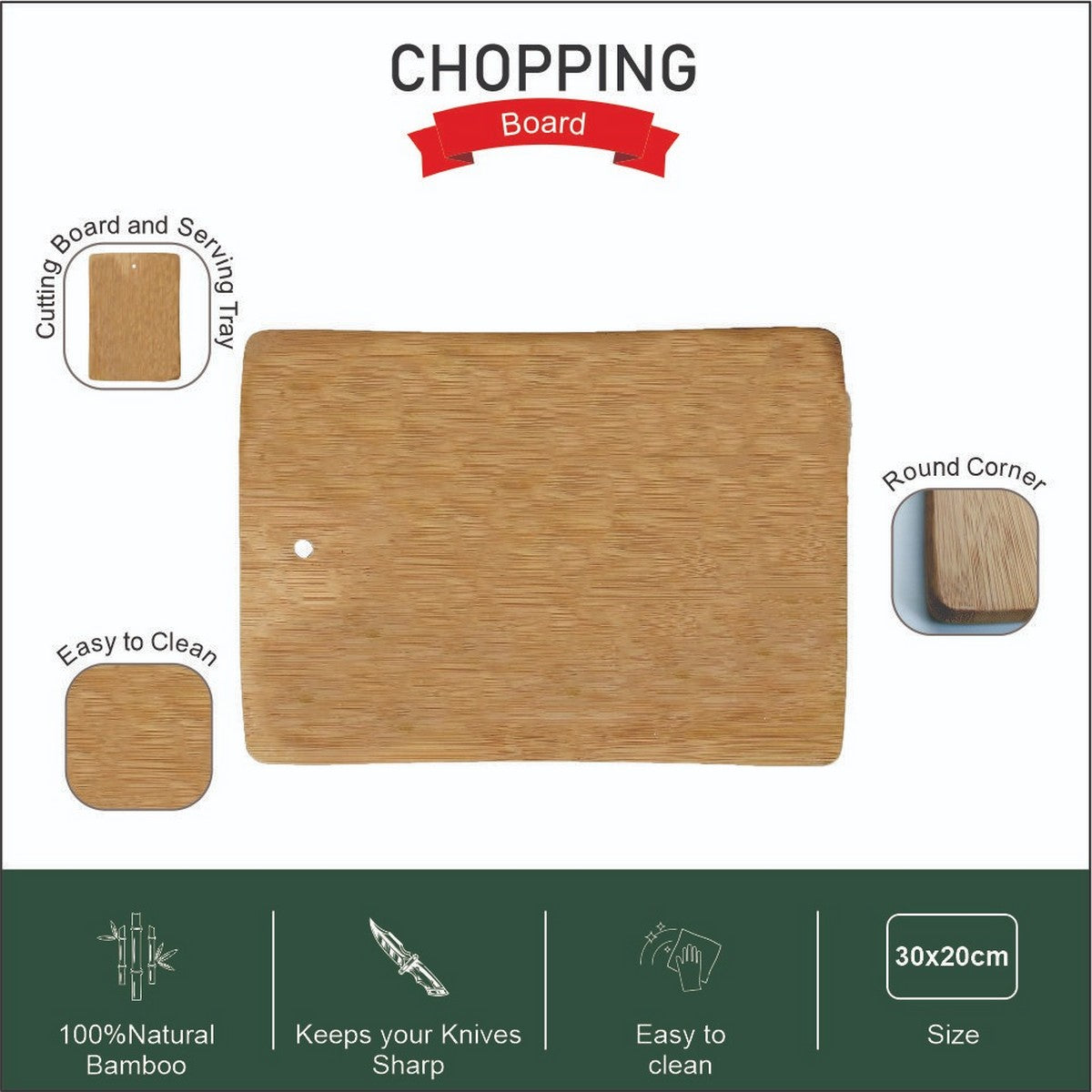 Bamboo Wooden  Chopping Board