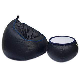 O-table Bean filled multipurpose table / stool with removable Acrylic top, Soft Furniture Bean Table for Children and Adults