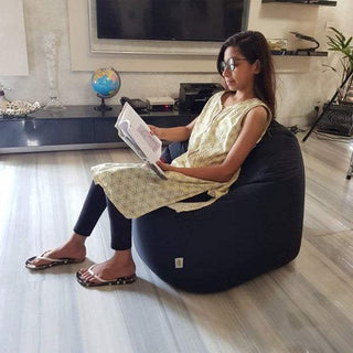 Sports Chair Kids Sofa Bean Bag Polyester Fabric - Relaxsit