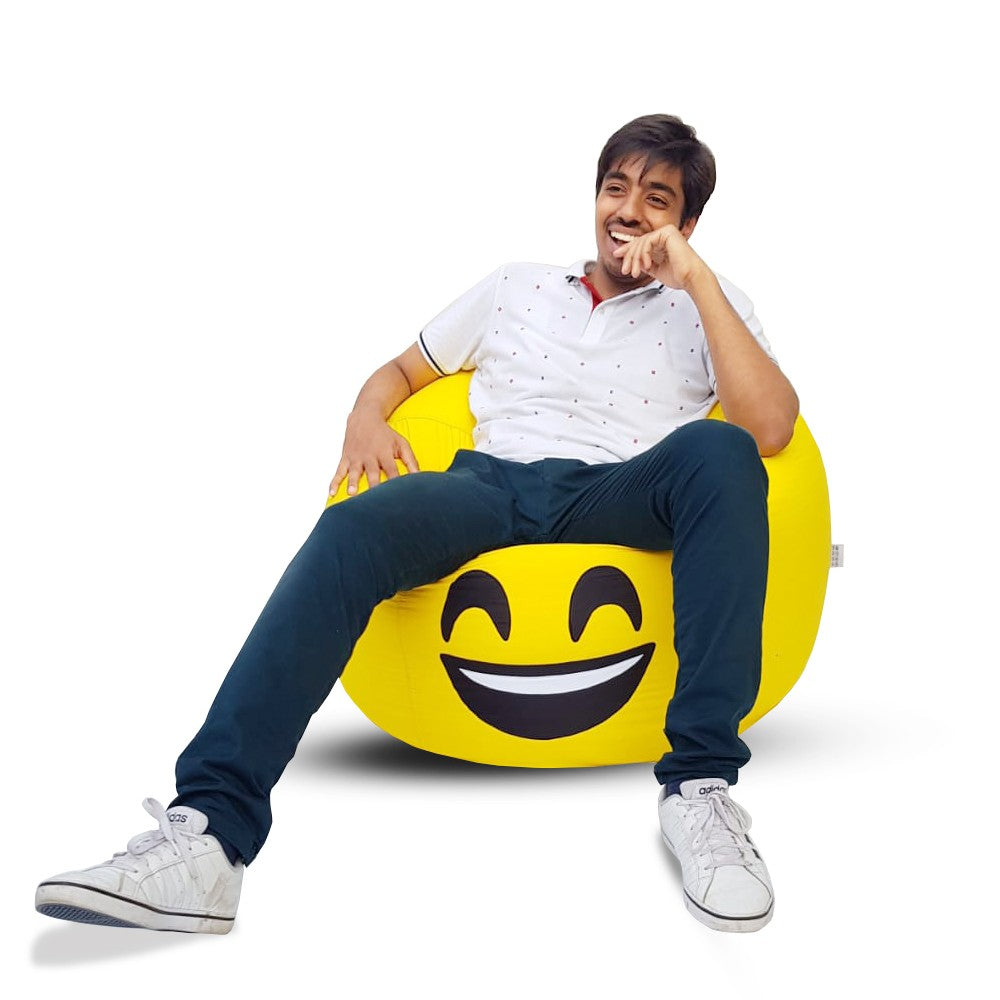 Smiley Face Bean Bag Relaxsit