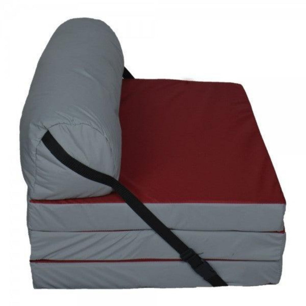 Fold Out Z Chair Bed Fabric Single Chair - Relaxsit