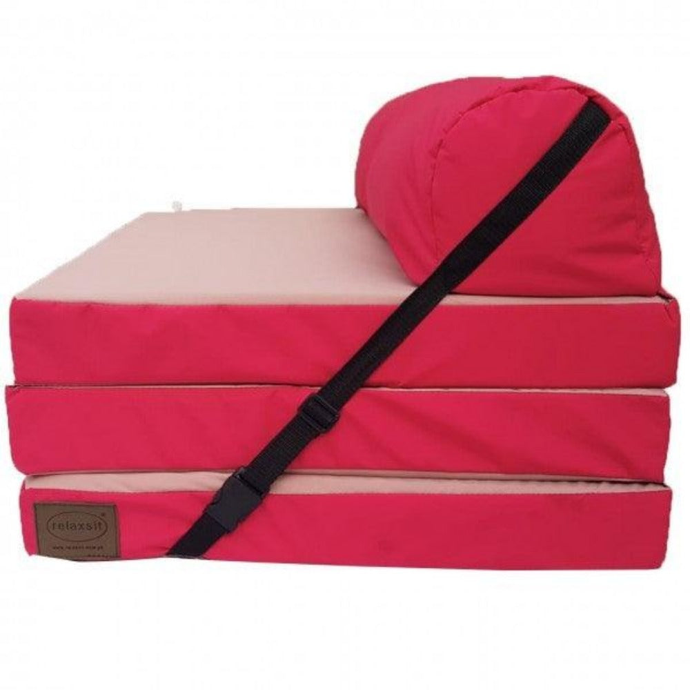 Fold Out Z Chair Bed Fabric Single Chair - Relaxsit