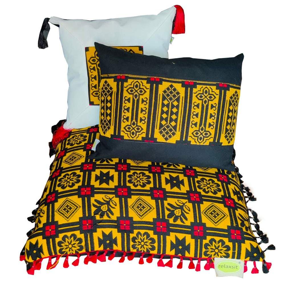 Traditional Pakistani Exports Quality Floor Cushion Filled Relaxsit