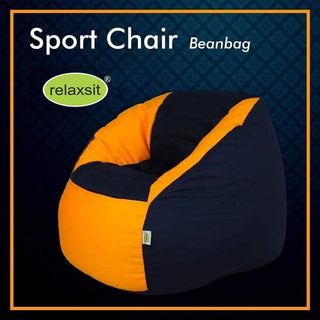Sports Chair Kids Sofa Bean Bag Polyester Fabric - Relaxsit