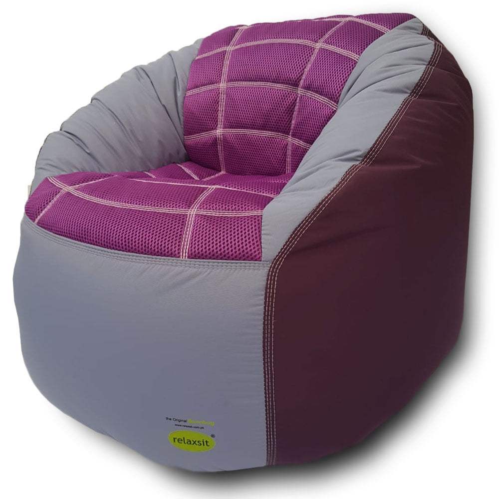 Sports Chair Kids Sofa Bean Bag Polyester Fabric - Relaxsit