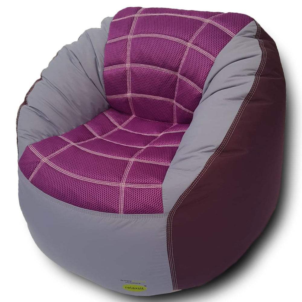 Sports Chair Kids Sofa Bean Bag Polyester Fabric - Relaxsit