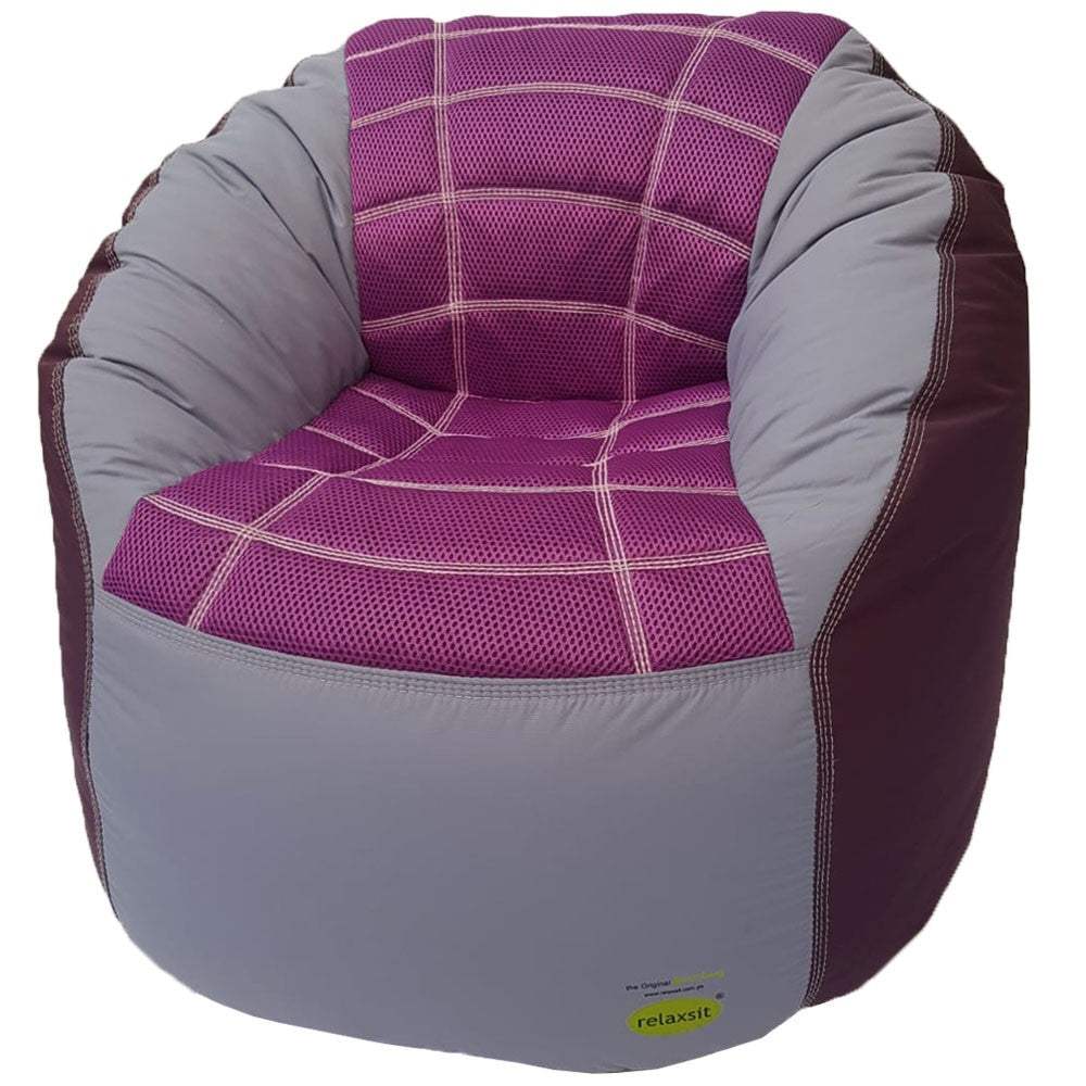 Sports Chair Kids Sofa Bean Bag Polyester Fabric - Relaxsit