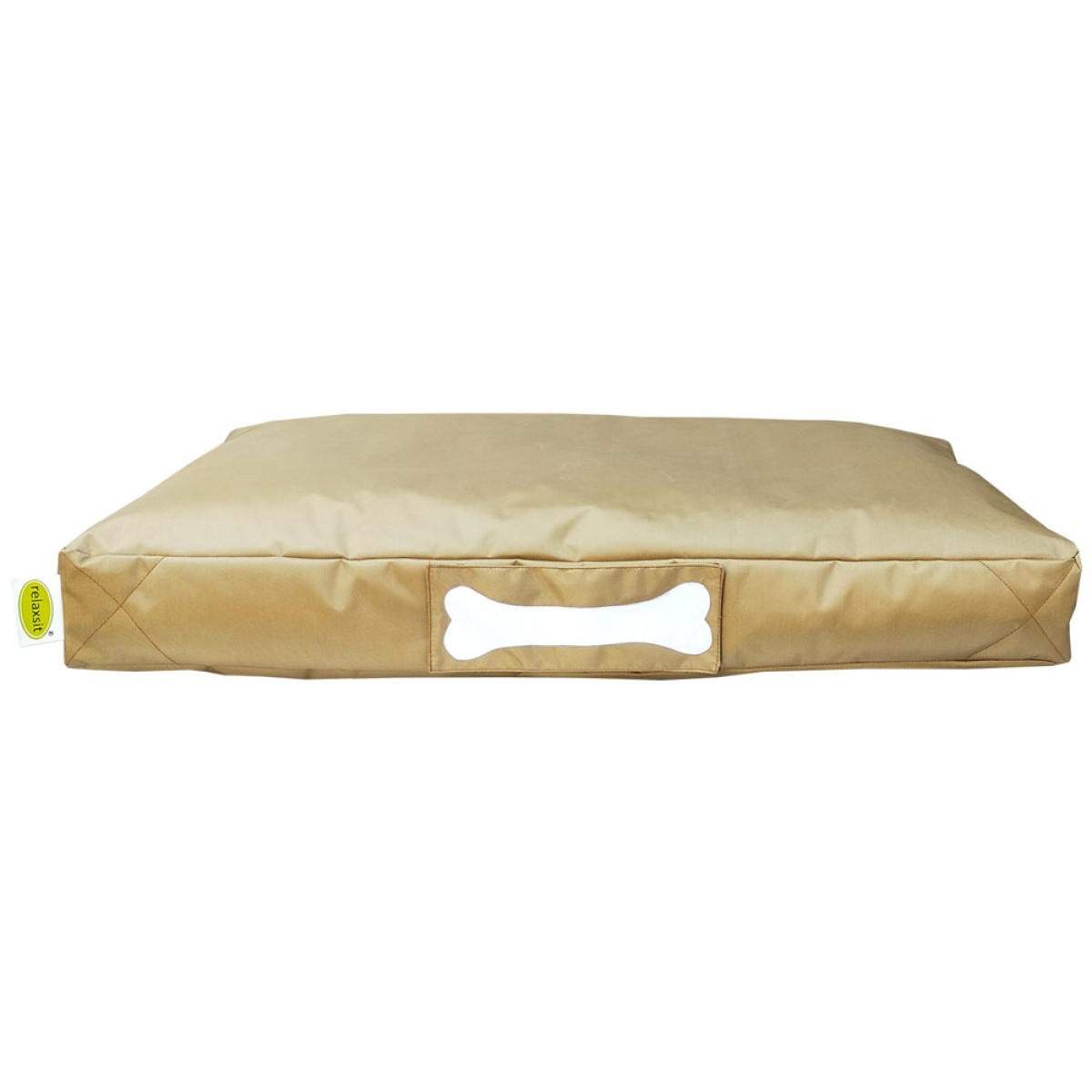 Washable Waterproof Pet Bed Large Size Filled with Beans Removable Cover for cats & Dogs Large Size - Relaxsit