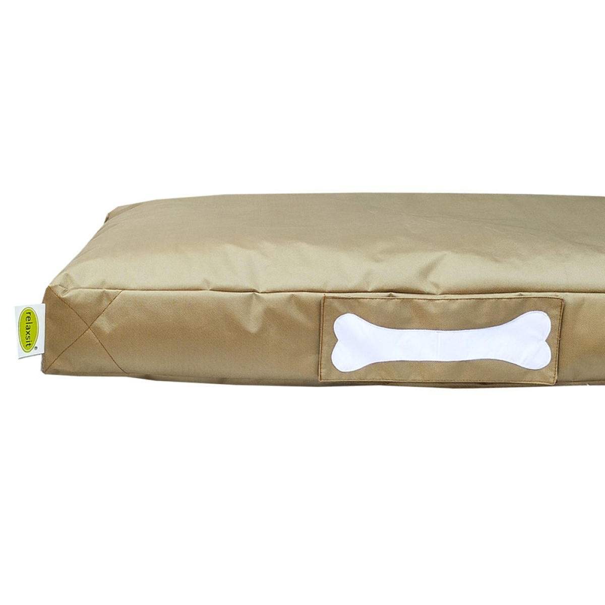 Washable Waterproof Pet Bed Large Size Filled with Beans Removable Cover for cats & Dogs Large Size - Relaxsit