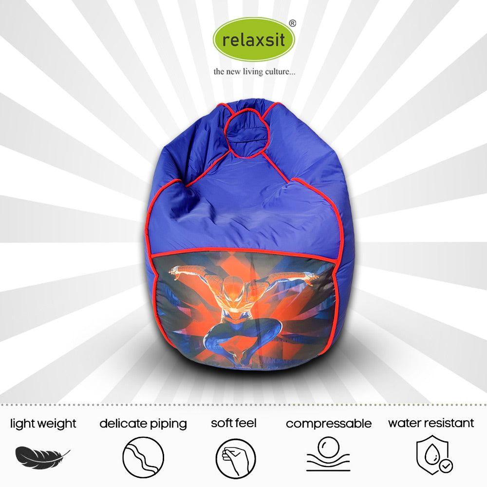 Toodler Cartoon Printed Bean Bag Sofa