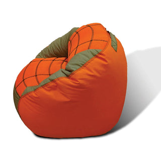 Set of 4 Fabric Sports Chair Bean Bag with polyester leaf mat and double sided wall hanging. - Relaxsit