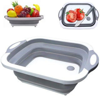 Foldable Cutting Board for light work  Space Saving 3 in 1 Multifunction Storage -
