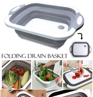 Foldable Cutting Board for light work  Space Saving 3 in 1 Multifunction Storage -