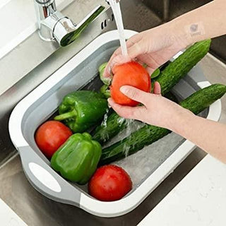Foldable Cutting Board for light work  Space Saving 3 in 1 Multifunction Storage -