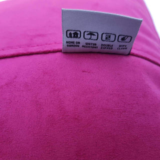 Square Shape Suede Leather Foot Stool Bean Bag 40 x 40 x 40 cm - Relaxsit