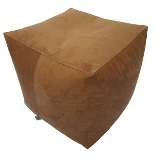 Square Shape Suede Leather Foot Stool Bean Bag 40 x 40 x 40 cm - Relaxsit