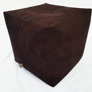 Square Shape Suede Leather Foot Stool Bean Bag 40 x 40 x 40 cm - Relaxsit