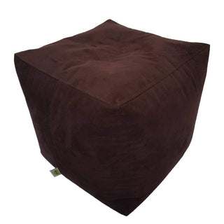 Square Shape Suede Leather Foot Stool Bean Bag 40 x 40 x 40 cm - Relaxsit